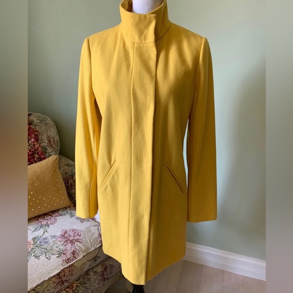 NWT! New York & Company NY & Co. Coat Yellow Gold | Size Small (S) - Picture 2 of 13